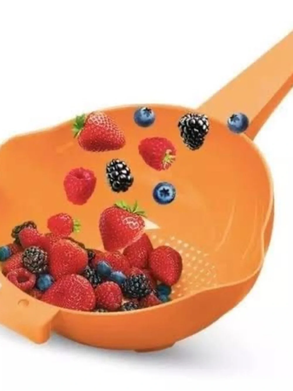 Tupperware   Large Colander Strainer 2 L Orange